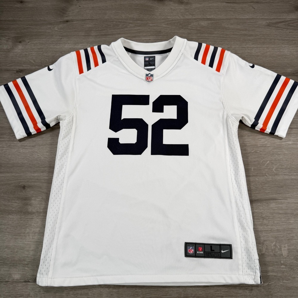 Nike Chicago Bears Khalil Mack #52 Kids On-Field Home Jersey Youth Large